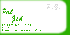 pal zih business card